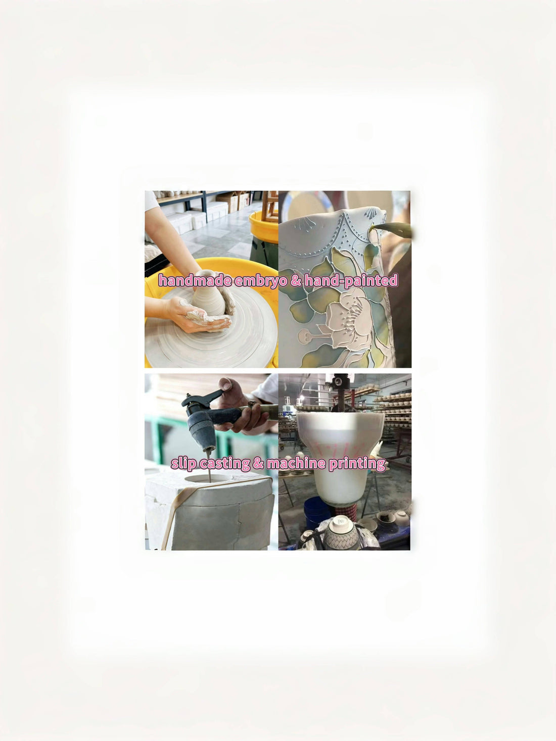 ðš Hand-Painted vs. Decal-Printed Ceramics â Like a Handwritten Letter vs. A Printed Postcard