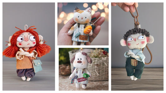 🧵 Handmade Fabric Dolls: A Stitch of Warmth and Story
