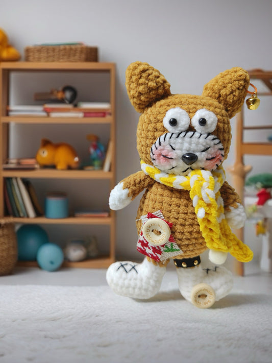 Crocheted "Tangyuan"  Cat Doll